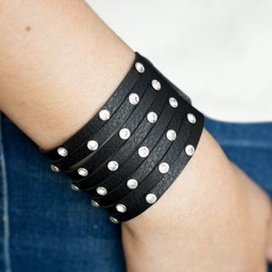 Paparazzi Sass Squad Black Bracelet